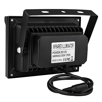 6球の850nm赤外線イルミネーター.カメラモニター.スマート追跡可能 Amazon.co.jp: ICAMI IR LED赤外線ライト/セキュリティーライト